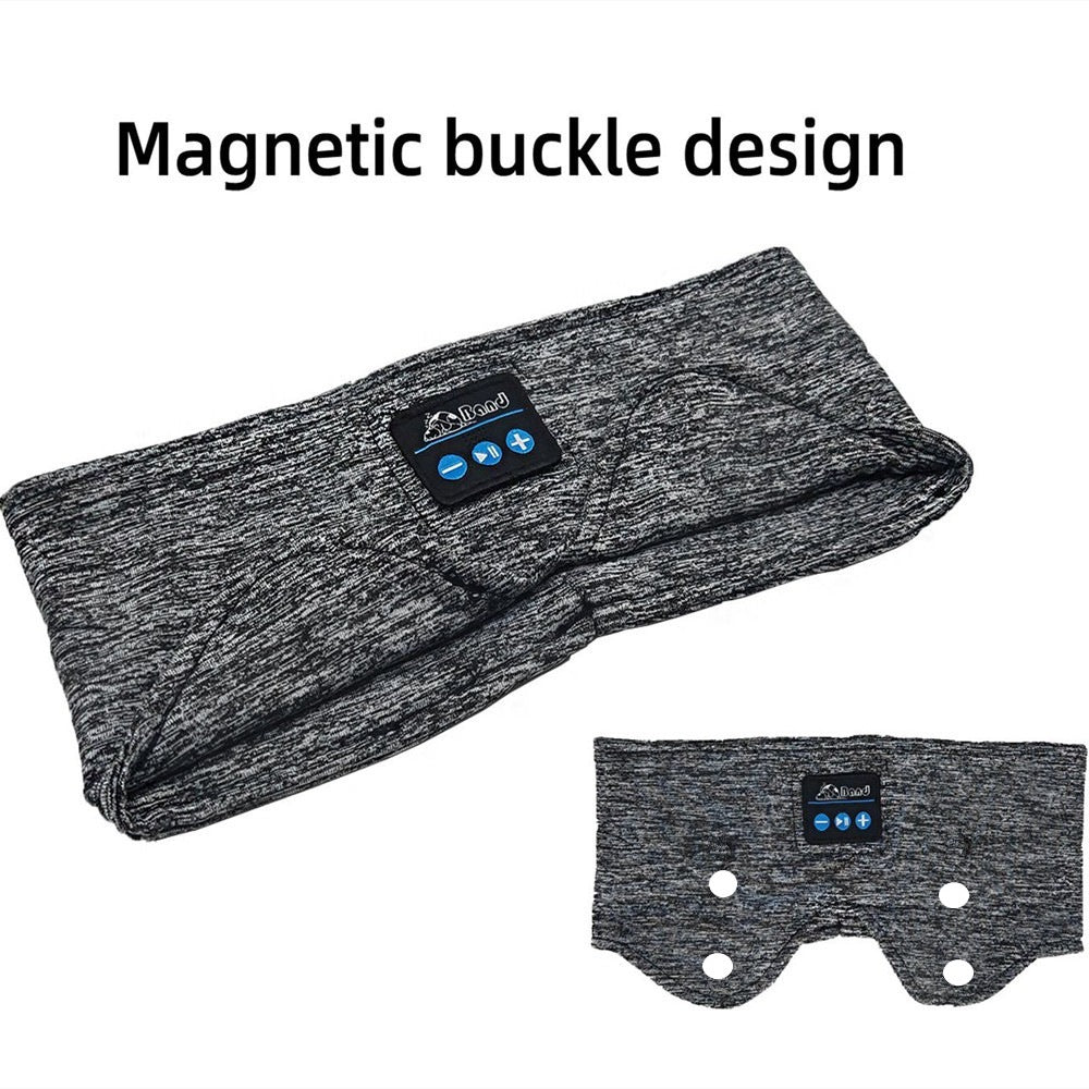 Bluetooth Sleep Headband with Eye Mask- Wireless Music Headset for Sleep & Travel